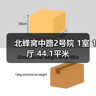 北蜂窝中路2号院 1室 1厅 44.1平米（图2）
