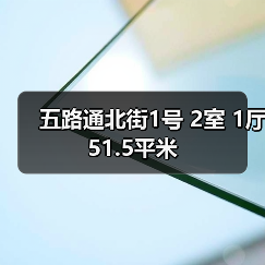 五路通北街1号 2室 1厅 51.5平米（图4）
