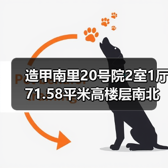 造甲南里20号院2室1厅71.58平米高楼层南北通透（图3）
