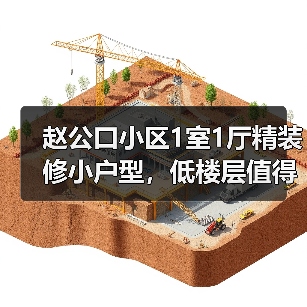 赵公口小区1室1厅精装修小户型，低楼层值得考虑？（图4）