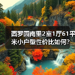 西罗园南里2室1厅61平米小户型性价比如何？（图4）
