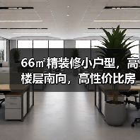 66㎡精装修小户型，高楼层南向，高性价比房源推荐（图1）