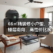 66㎡精装修小户型，高楼层南向，高性价比房源推荐（图3）