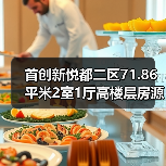 首创新悦都二区71.86平米2室1厅高楼层房源解析（图1）