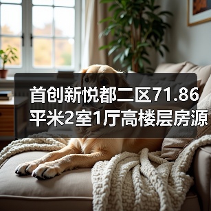 首创新悦都二区71.86平米2室1厅高楼层房源解析（图3）