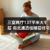 三室两厅137平米大平层 南北通透低楼层住宅 投资自住性价比分析（图4）