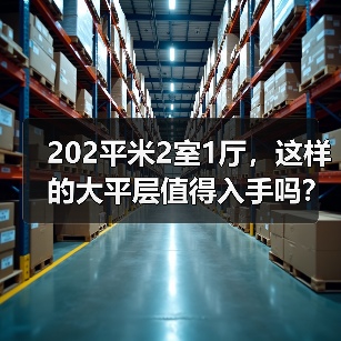 202平米2室1厅，这样的大平层值得入手吗？（图4）