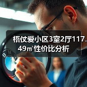 梧仗爱小区3室2厅117.49㎡性价比分析（图4）