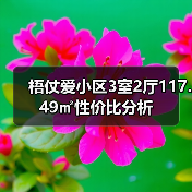 梧仗爱小区3室2厅117.49㎡性价比分析（图1）