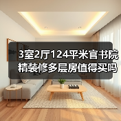 3室2厅124平米官书院精装修多层房值得买吗？（图3）