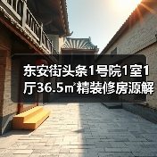 东安街头条1号院1室1厅36.5㎡精装修房源解析（图1）