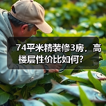 74平米精装修3房，高楼层性价比如何？（图3）