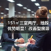 151㎡三室两厅，地段优势明显！改善型房源值得考虑（图4）