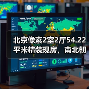 北京像素2室2厅54.22平米精装现房，南北朝向总价多少？（图4）