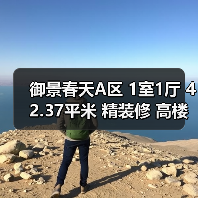 御景春天A区 1室1厅 42.37平米 精装修 高楼层 买房推荐（图2）