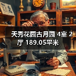 天秀花园古月园 4室 2厅 189.05平米（图3）