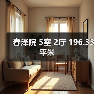 春泽院 5室 2厅 196.33平米(图1) 春泽院 5室 2厅 196.33平米(图1)