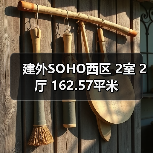 建外SOHO西区 2室 2厅 162.57平米(图2) 建外SOHO西区 2室 2厅 162.57平米(图2)