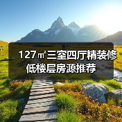 127㎡三室四厅精装修低楼层房源推荐(图2) 127㎡三室四厅精装修低楼层房源推荐(图2)