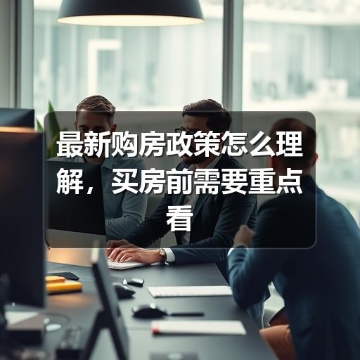 最新购房政策怎么理解,买房前需要重点看哪些内容(图2) 最新购房政策怎么理解,买房前需要重点看哪些内容