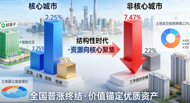 官方发布！2026年中国房地产市场关键趋势：好房子、核心城市才有未来？